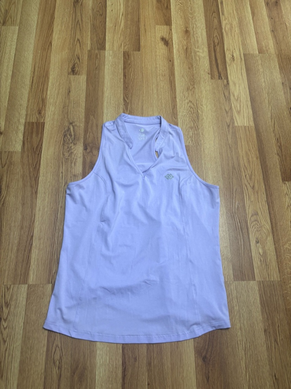 Unbranded Light Purple Sleeveless Polo Tank Top